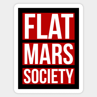 Flat Mars Society Sticker